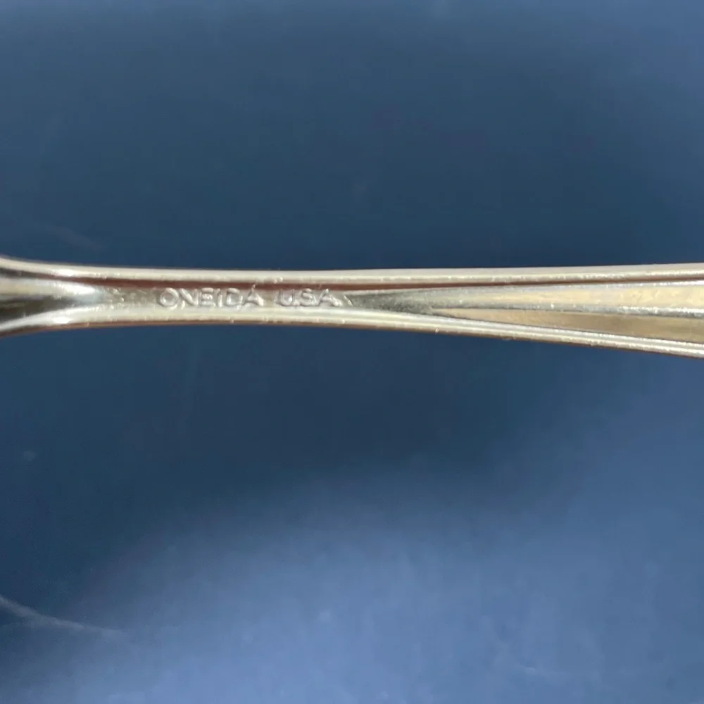 Vintage Oneida GALA IMPULSE Set of 3 Dinner Spoons Stainless Flatware Silverware